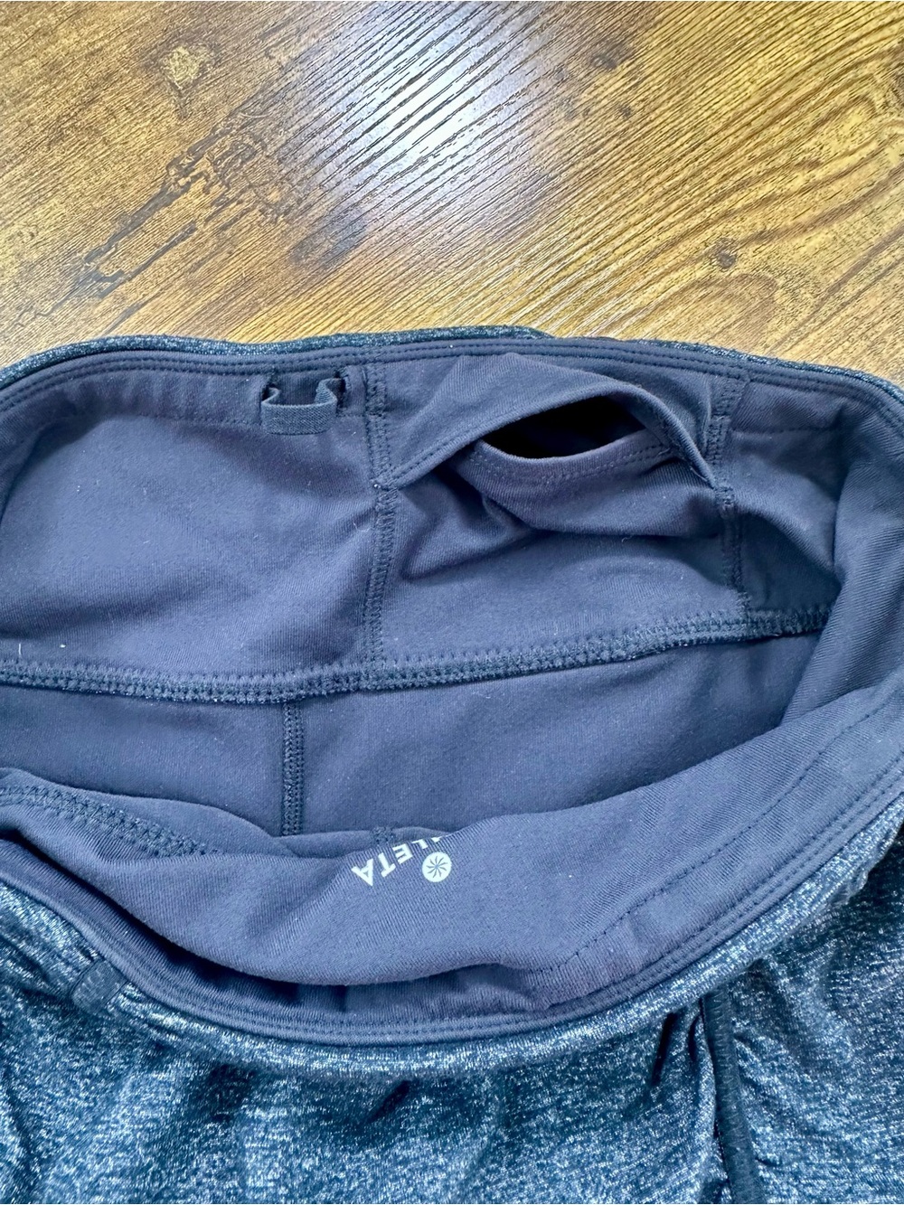 Athleta Hatha Yoga Skort, Dark Heather Gray, Small - Picture 9 of 16